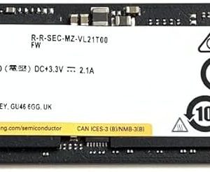 SSD SAMSUNG 1TB M.2 Nvme PCI Express 4.0 2280 PM9A1 7000MB/s - 5100MB/s