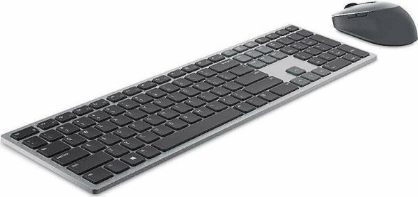 Dell KM7321W Premier Multi-Device Keyboard & Mouse Wireless/Bluetooth Grey Russian