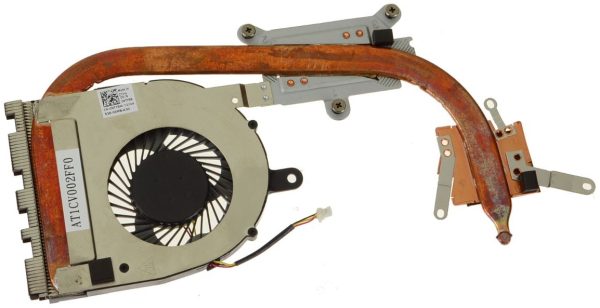 CPU + GPU COOLING FAN & HEATSINK ASSEMBLY FOR NB DELL INSPIRON 15 (5555) (AMD GRAPHICS)