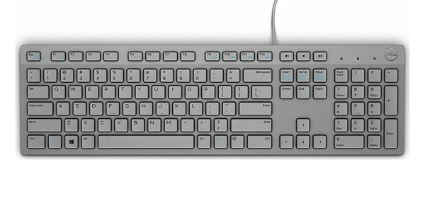 Dell KB216 Multimedia Keyboard Wired USB Grey Nordic