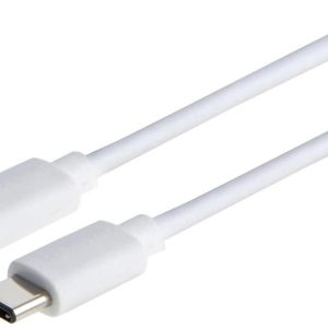 CABLE USB-C TO USB-C WHITE