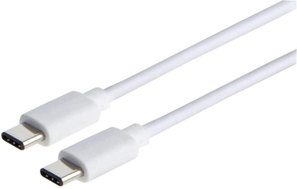 CABLE USB-C TO USB-C WHITE