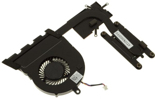 CPU + GPU COOLING FAN & HEATSINK ASSEMBLY FOR NB DELL INSPIRON 15 (5565) 17 (5765) (AMD GRAPHICS)