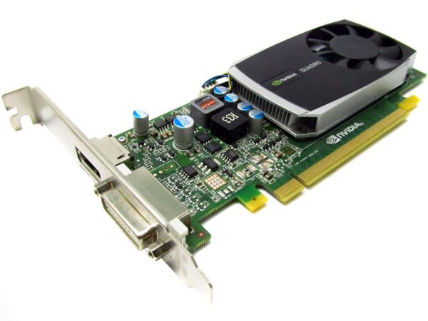 VGA Nvidia QUADRO 600 1GB DDR3 (1) DVI-D (1) DP PCI-e F.P.