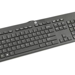 HP Business Slim Keyboard Wired USB Black English UK