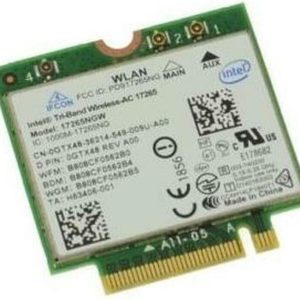 INTEL WIRELESS CARD 17265 WLAN WIFI AC + BLUETOOTH 4.0 TRI BAND