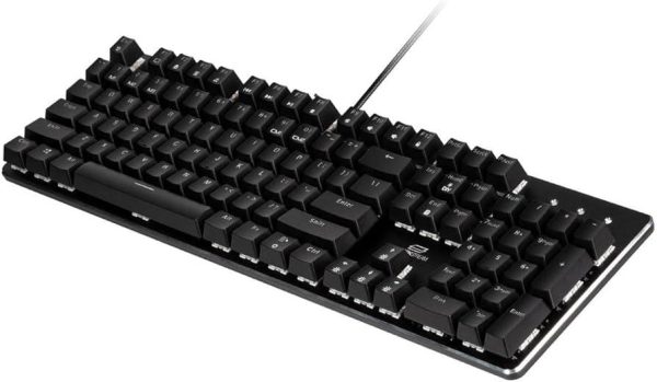 Monoprice Mechanical Backlit Keyboard With Outemu Brown Switches Wired USB Black English US