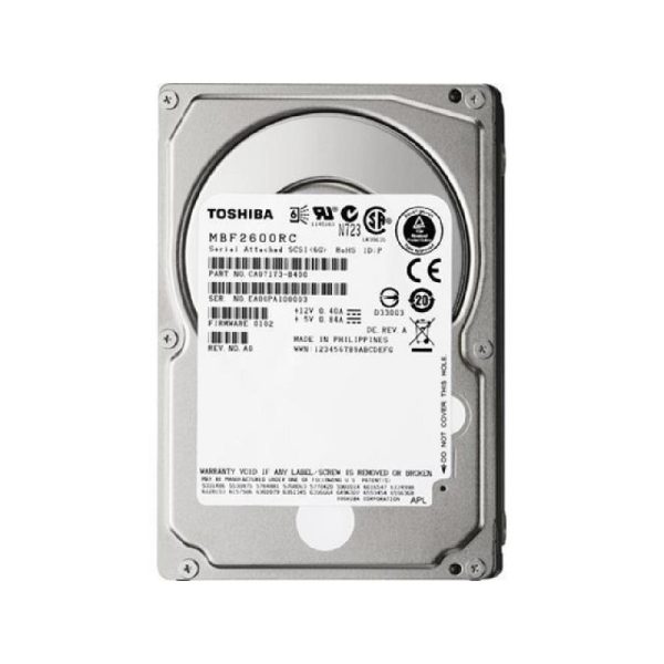 HDD TOSHIBA 600GB 10K 12G SAS 2.5"