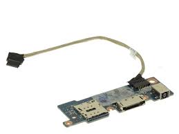 DC POWER JACK / SIM SLOT / DOCKING PORT BOARD FOR DELL LATITUDE 13 7350