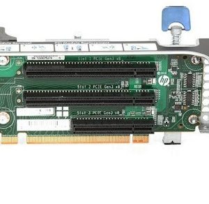 HP RISER CAGE /w RISER BOARD 3 SLOT PCI-E x8 F.P. FOR HP PROLIANT DL380 G9