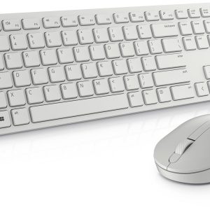 Dell KM5221W Pro Keyboard & Mouse Wireless White Chech-Slovak