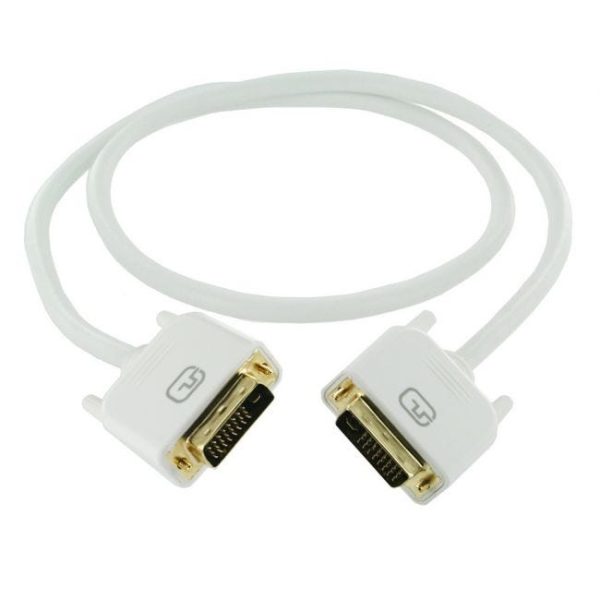 CABLE DVI-D TO DVI-D WHITE