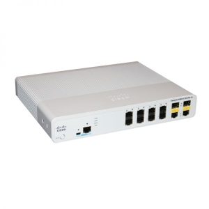 SWITCH CISCO WS-C2960C-8TC-L 8-Ports 10/100 (2) 1G SFP No 2 x 1G copper without/ Rkmnts