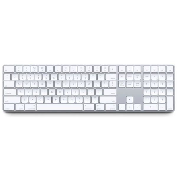 Apple A1843 Magic Keyboard Wired/Wireless White/Silver English UK /w Numeric Keypad