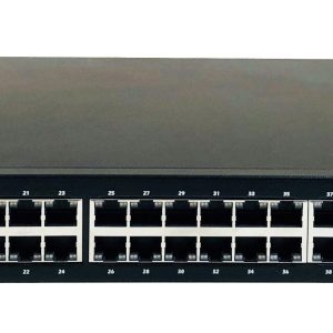 SWITCH DELL POWERCONNECT 6248 48-Ports Gigabit (4) 1G SFP /w 10GE XFP DUAL PORT STACKING MODULE (P/N: FJ727) w/ Rkmnts