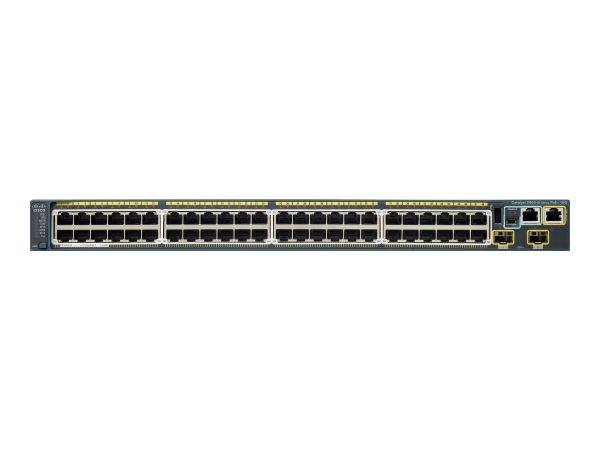 SWITCH CISCO WS-C2960S-48TD-L 48-Ports Gigabit (2) 10G SFP w/ Rkmnts