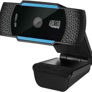 ADESSO CYBERTRACK H5 1080p HD USB AUTOFOCUS WEBCAM NEW