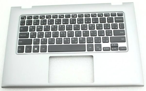 KB WITH PALMREST FOR NB DELL INSPIRON 13 7347 ARABIC BACKLIT