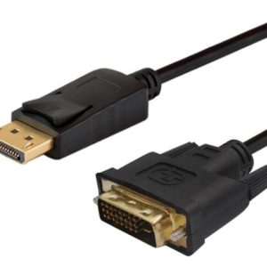 CABLE DISPLAYPORT TO DVI 1.8M BLACK