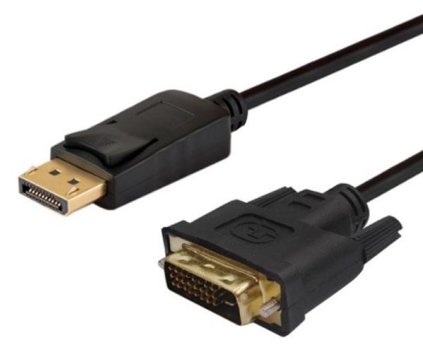 CABLE DISPLAYPORT TO DVI 1.8M BLACK