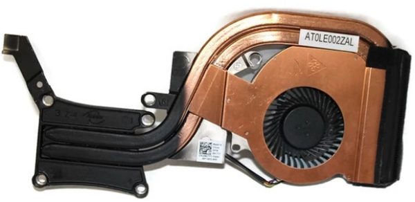 CPU + GPU COOLING FAN & HEATSINK ASSEMBLY FOR NB DELL LATITUDE E6430 (NVIDIA)