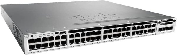 SWITCH CISCO WS-C3850-48F-L 48-Ports Gigabit POE+ C3850-NM-4-10G