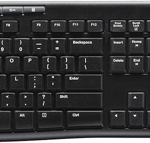 Logitech MK270 Wireless Combo Keyboard and Mouse Wireless Black English UK