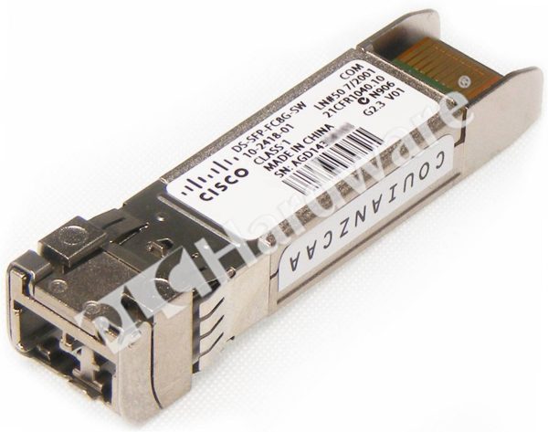 CISCO 8GB FIBRE CHANNEL SW SFP+ TRANSCEIVER MODULE